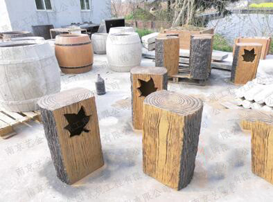 重庆仿树根垃圾桶